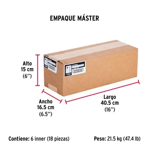 Bolsa con 10 tornillos 1/2