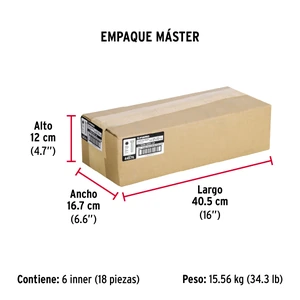 Bolsa con 40 tornillos 3/8