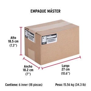 Bolsa con 15 tornillos 3/8