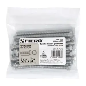 44652 / TORM-3/8X5 Bolsa con 15 tornillos 3/8