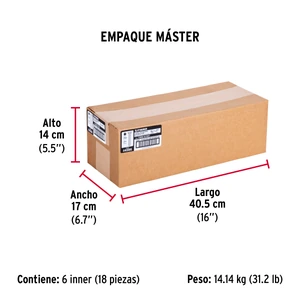 Bolsa con 60 tornillos 5/16