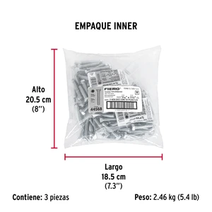 Bolsa con 50 tornillos 5/16