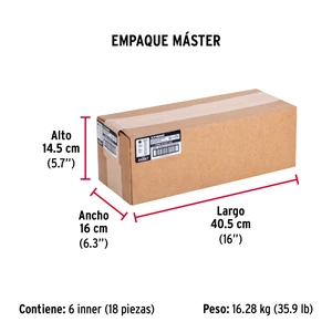 Bolsa con 60 tornillos 5/16