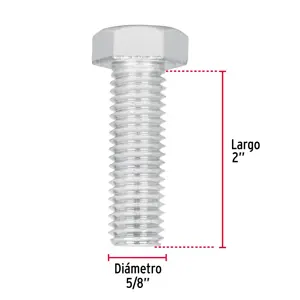 Bolsa con 10 tornillos 5/8
