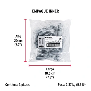 Bolsa con 6 tornillos 5/8