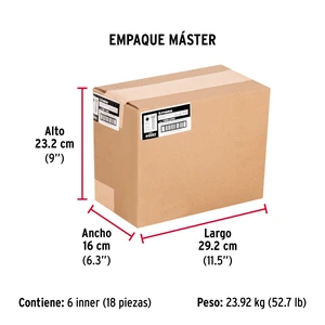 Bolsa con 8 tornillos 5/8