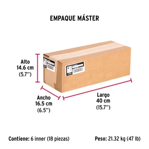Bolsa con 6 tornillos 5/8