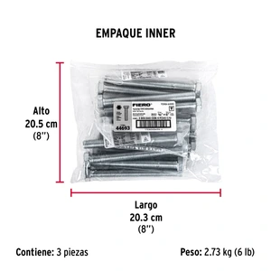 Bolsa con 4 tornillos 5/8