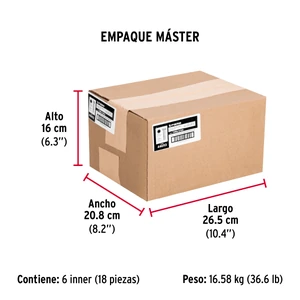 Bolsa con 4 tornillos 5/8