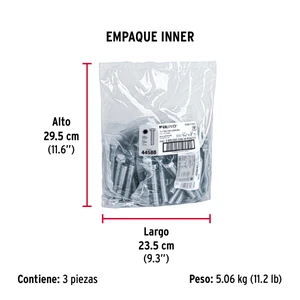 Bolsa con 30 tornillos 7/16