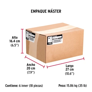 Bolsa con 10 tornillos 7/16