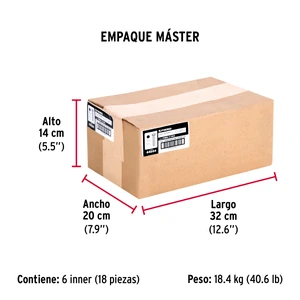 Bolsa con 10 tornillos 7/16