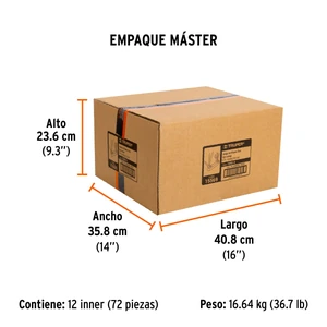 Juego de 8 llaves torx tipo navaja, cuerpo de lámina, TRUPER