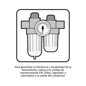 Llave de impacto neumática 3/4