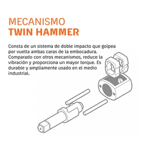 Llave de impacto neumática 3/4