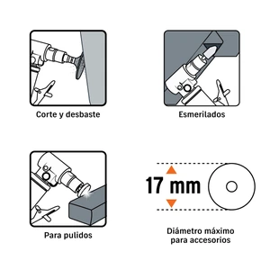 Rectificador neumático 1/4