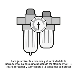 Matraca de impacto neumática 1/2