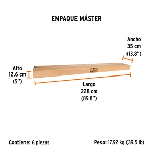 Truper Cortador de ramas altas mango telescópico 3.6 m fibra vidrio