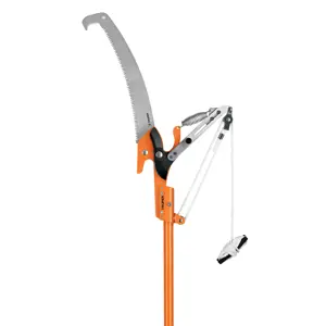 18410 / TR-82M-F Truper Cortador de ramas altas mango telescópico 3.6 m fibra vidrio
