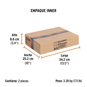 Truper Conjunto impermeable doble capa naranja con reflejante, M
