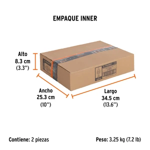 Truper Conjunto impermeable doble capa amarillo con reflejante, CH
