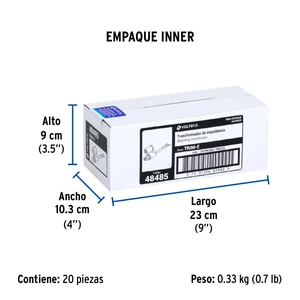 Transformador de impedancia para exteriores, Volteck