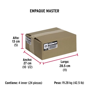 Fiero Bolsa con 50 tuercas 1/2