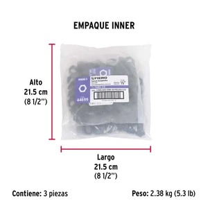 Fiero Bolsa con 50 tuercas 1/2