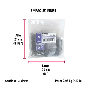 Fiero Bolsa con 150 tuercas 5/16
