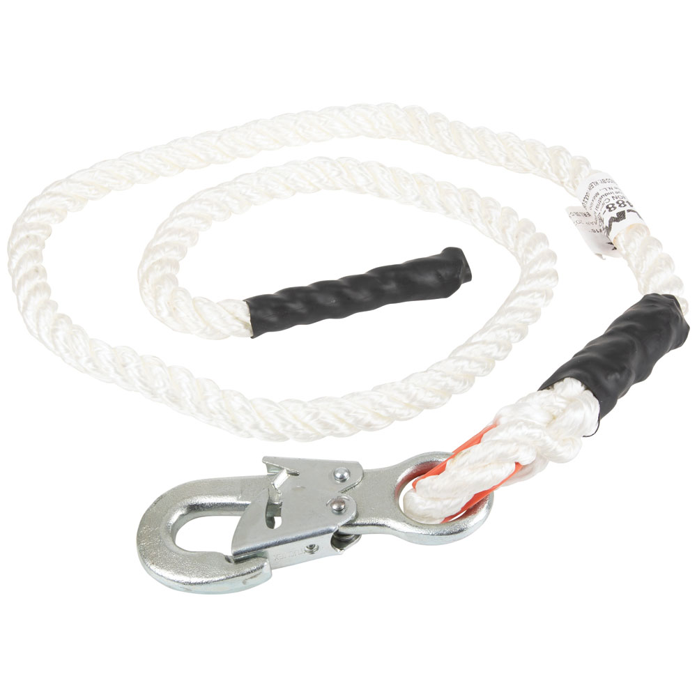 Cables de Protección con Cuerda de Polipropileno de 9/16'' Seguro Doble