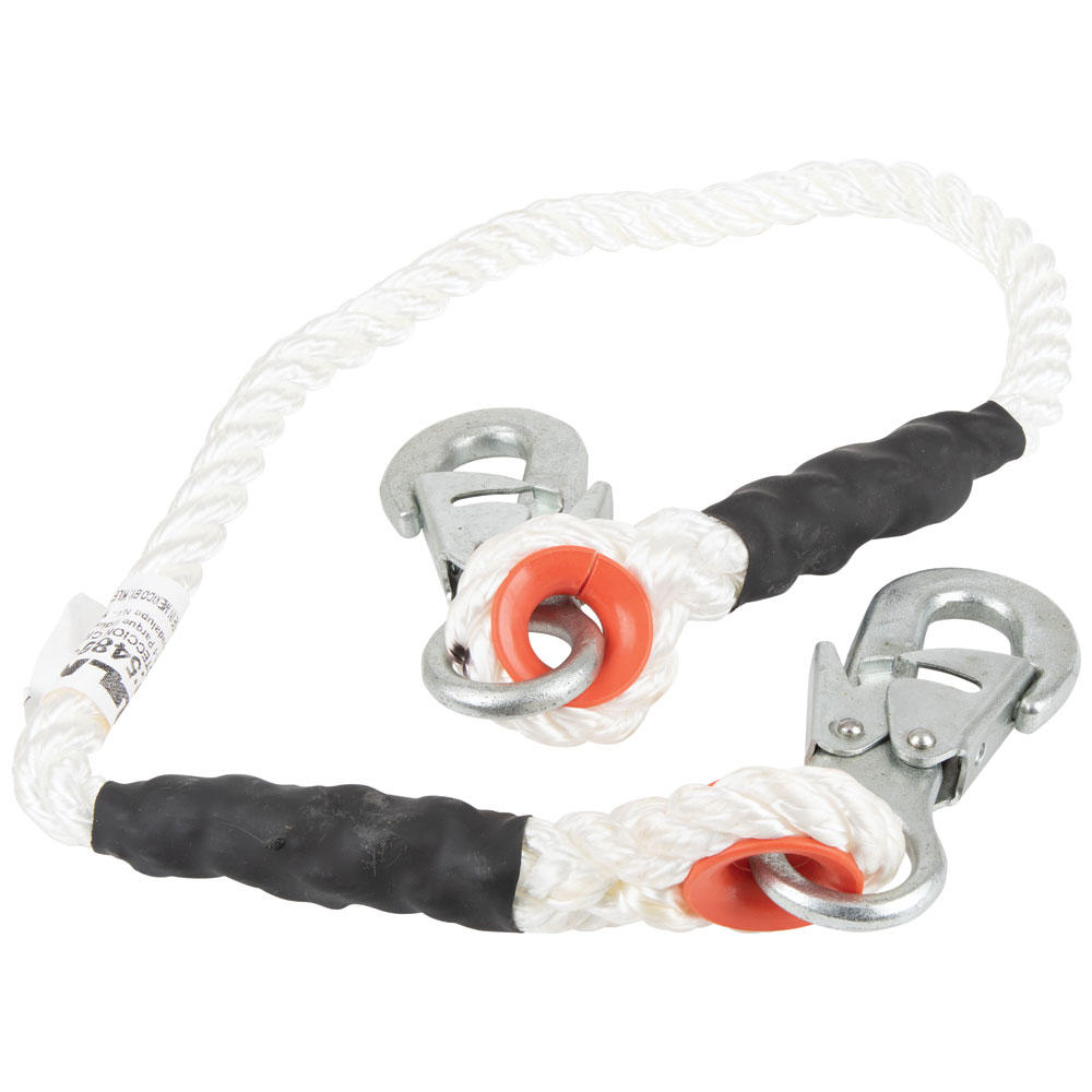Cables de Protección con Cuerda de Polipropileno de 9/16'' Seguro Doble