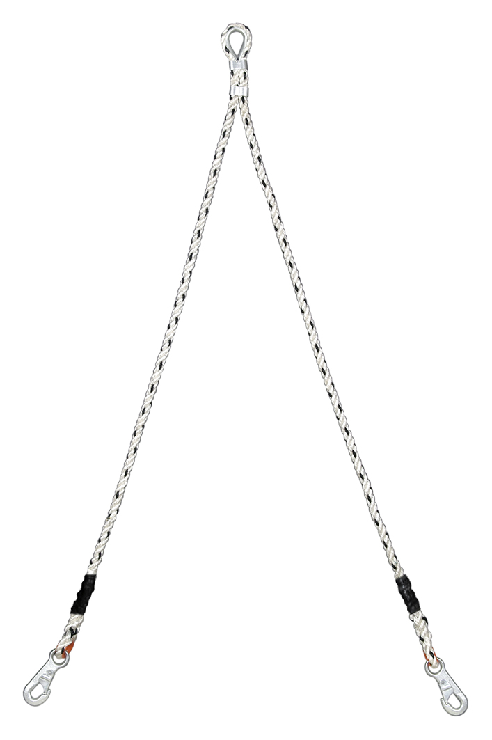 TULMEX-5490-15P / Tulmex 5490-15P Cables de Protección con Cuerda de Polipropileno de 9/16'' Seguro Sencillo