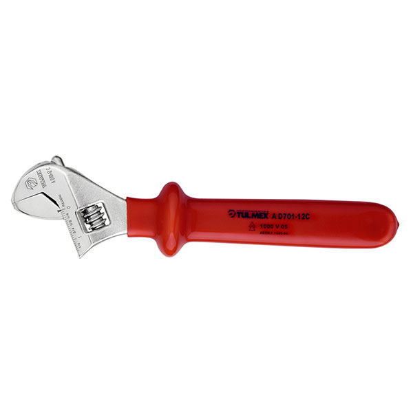 TULMEX-A701-12C / Tulmex A701-12C Llaves Ajustables Cromadas Aisladas de 12''