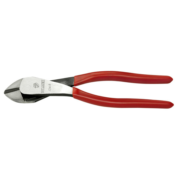 TULMEX-D224-8 / Tulmex D224-8 Pinza de Corte Diagonal Alta Palanca con Cabeza Angulada - 8 Pulgadas
