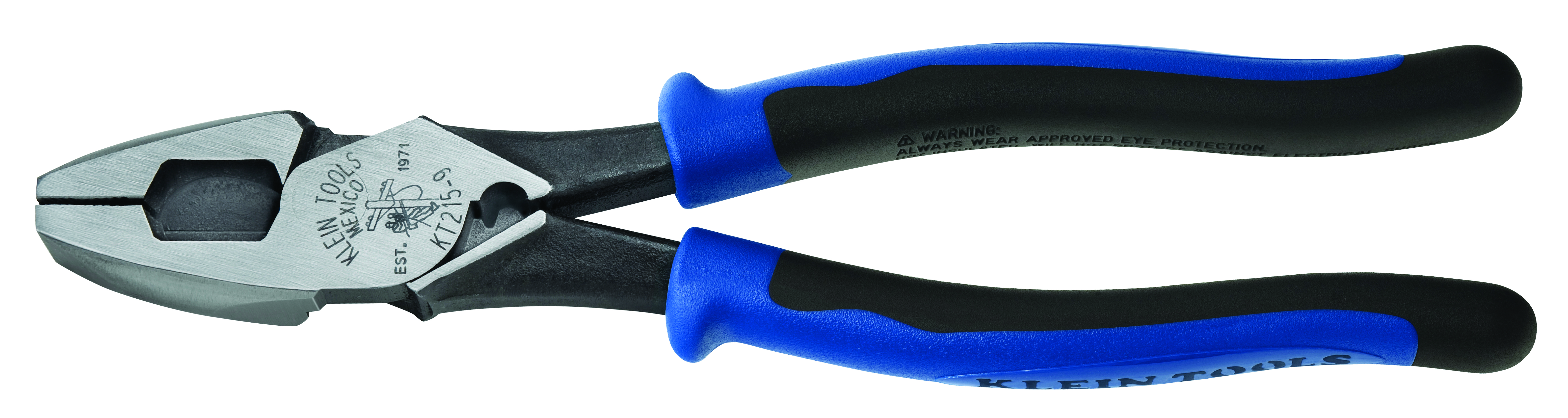 Pinza electricista de alta palanca con jalaguia y ponchadora de terminales 9''