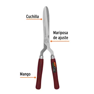 Tijera para poda 48 cm,forjada,mgos de madera, TRUPER EXPERT