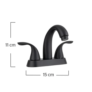 URREAMX-11CL.2 / 11CL.2 Mezcladora de 4" para lavabo Negro Mate