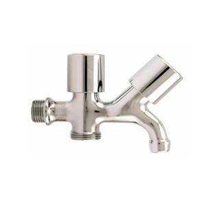 Llave de doble nariz cromada