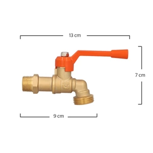 Llave de jardín tipo esfera