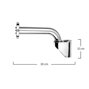 Céspol de latón con diseño, sin contra, para lavabo