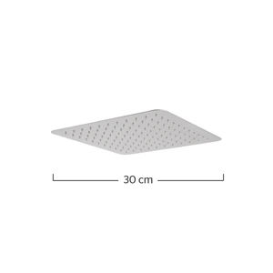 Regadera de Plato Super Slim Cuadrada sin Brazo