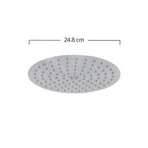 Regadera de plato redonda de 25cm INOX