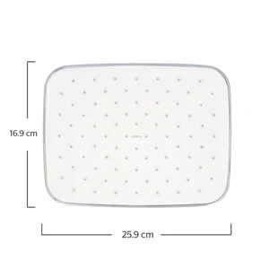Regadera de plato rectangular