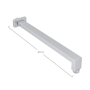 URREAMX-2305 / 2305 Brazo de Regadera Recto a Pared Cuadrado, 38 cm