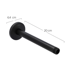 URREAMX-2307.2 / 2307.2 Brazo de regadera tubular a techo de 20 cm