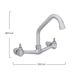 Mezcladora para Cocina de 8” a La Pared, sin Manerales