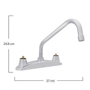 URREAMX-318 / 318 Mezcladora para Cocina de 8” sin Manerales