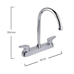 Mezcladora de 8” con manerales de palanca