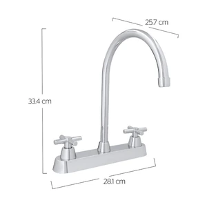 Mezcladora de 8” con manerales de cruceta