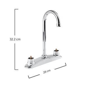 URREAMX-320 / 320 Mezcladora para Cocina de 8” sin Manerales